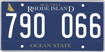 RI license plate 790066