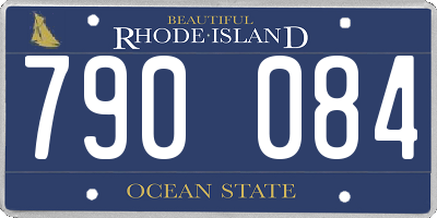RI license plate 790084
