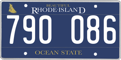 RI license plate 790086