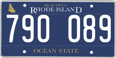 RI license plate 790089