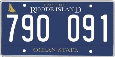 RI license plate 790091