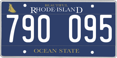 RI license plate 790095