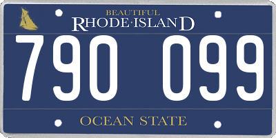 RI license plate 790099