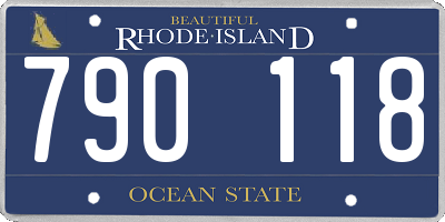 RI license plate 790118