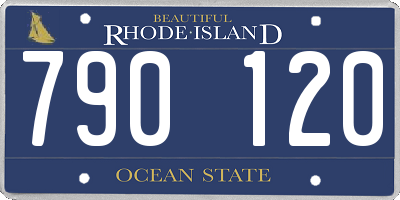 RI license plate 790120