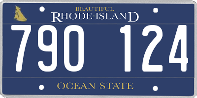 RI license plate 790124