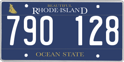 RI license plate 790128