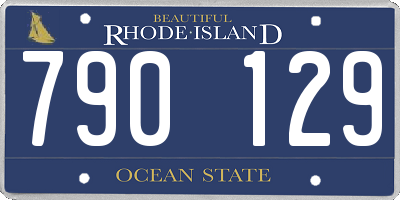 RI license plate 790129