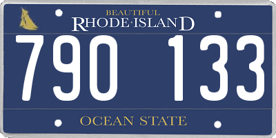 RI license plate 790133