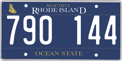 RI license plate 790144