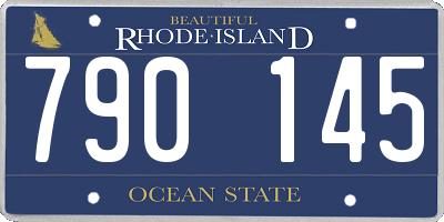 RI license plate 790145