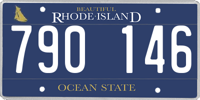 RI license plate 790146