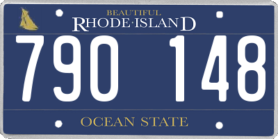 RI license plate 790148