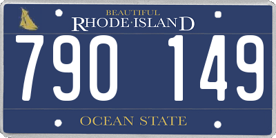 RI license plate 790149