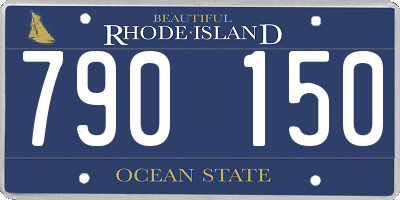 RI license plate 790150