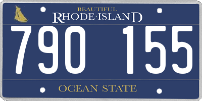 RI license plate 790155