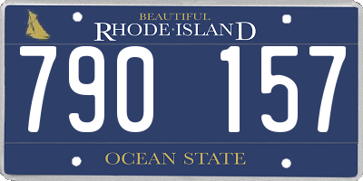 RI license plate 790157