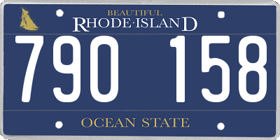 RI license plate 790158