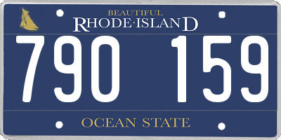 RI license plate 790159
