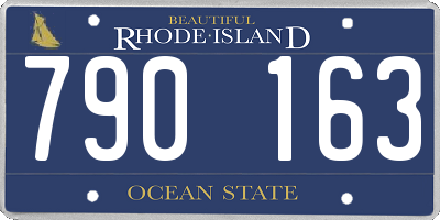 RI license plate 790163