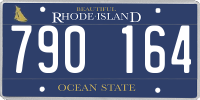 RI license plate 790164