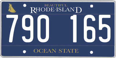 RI license plate 790165