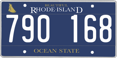 RI license plate 790168