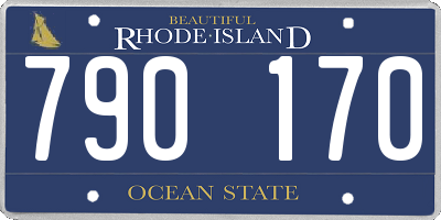 RI license plate 790170