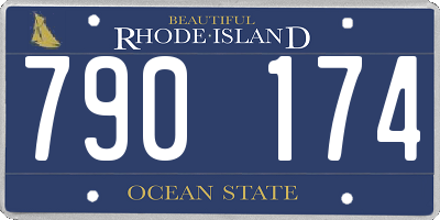 RI license plate 790174