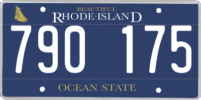 RI license plate 790175