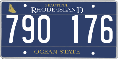 RI license plate 790176