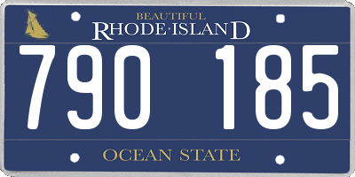 RI license plate 790185