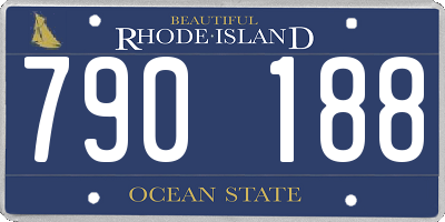 RI license plate 790188