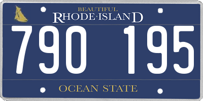 RI license plate 790195