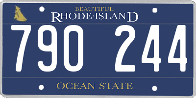 RI license plate 790244