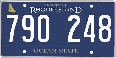RI license plate 790248