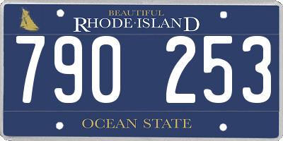 RI license plate 790253