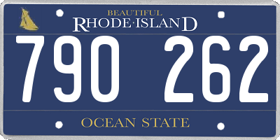 RI license plate 790262