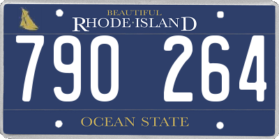 RI license plate 790264