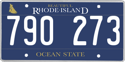 RI license plate 790273