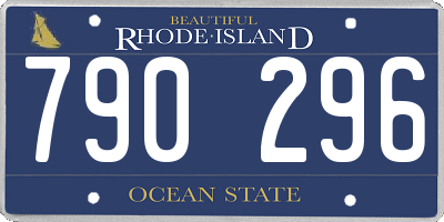 RI license plate 790296