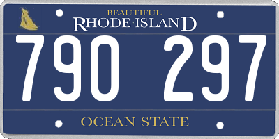 RI license plate 790297