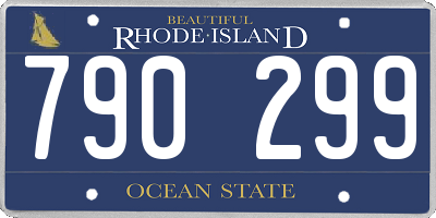 RI license plate 790299