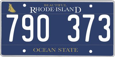 RI license plate 790373