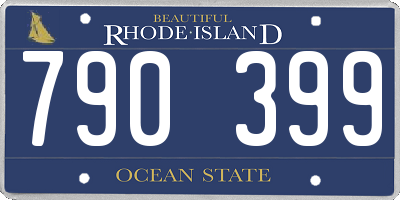 RI license plate 790399