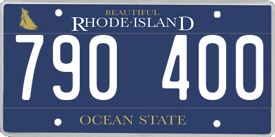 RI license plate 790400
