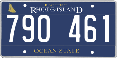RI license plate 790461