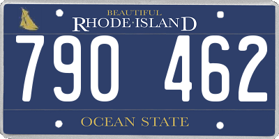 RI license plate 790462