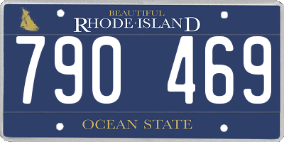 RI license plate 790469