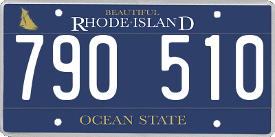 RI license plate 790510